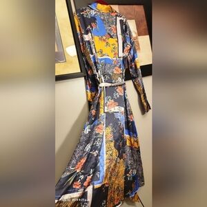 Beautiful Retro Print With Floral -  Long Tall Sally